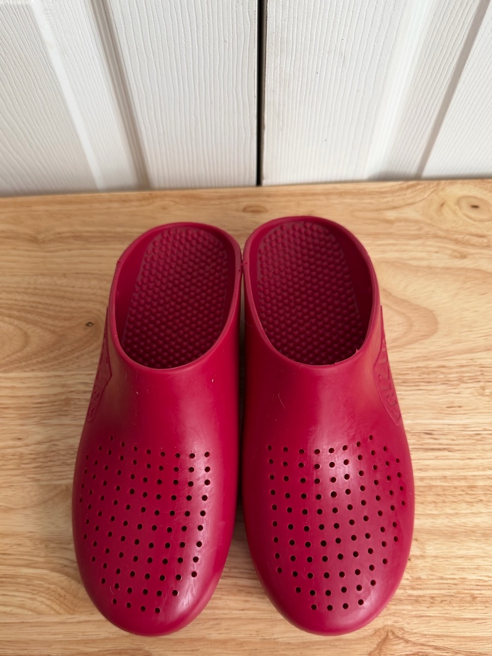 Calzuro Red Professional Clogs Womens US 7 -7.5 EU 37-38 Nurse Chef Made Italy - Picture 2 of 10